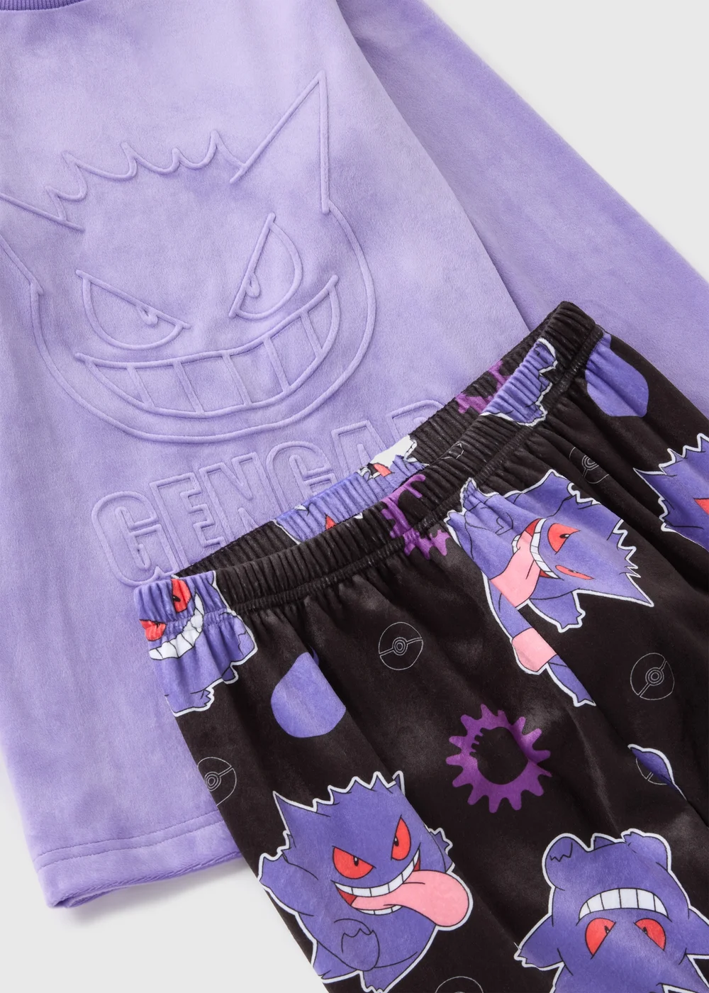 Pokemon Boys Purple Gengar Pyjama Set (4-12yrs) - Age 4 Years Image 2