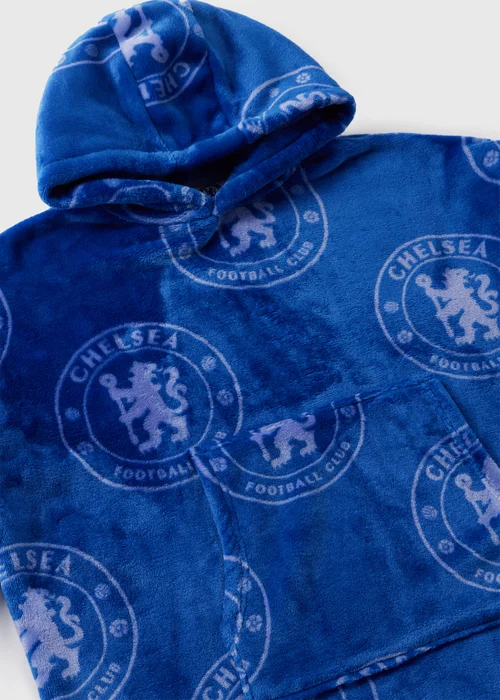 Boys Blue Chelsea Snuggle Hoodie (3-13yrs) - Small Image 2
