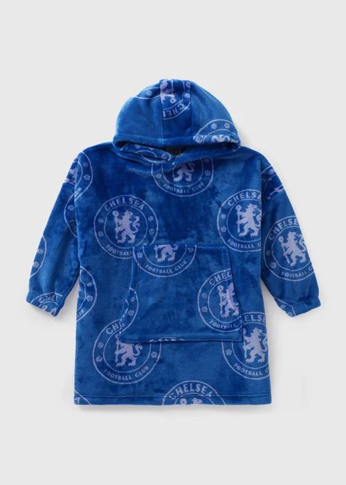 Boys Blue Chelsea Snuggle Hoodie (3-13yrs) - Small Image 1