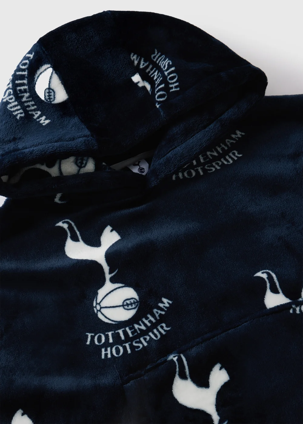 Boys Navy Tottenham Snuggle Hoodie (3-13yrs) - Small Image 2