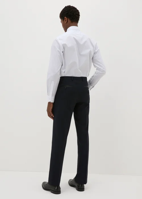 Taylor & Wright Dunham Navy Jacquard Evening Trousers - 30 Waist 29 Leg Image 2