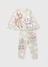 Disney Girls Cream Twosie Fleece Pyjama Set (9mths-7yrs) - 1 half year to 2 Image 1