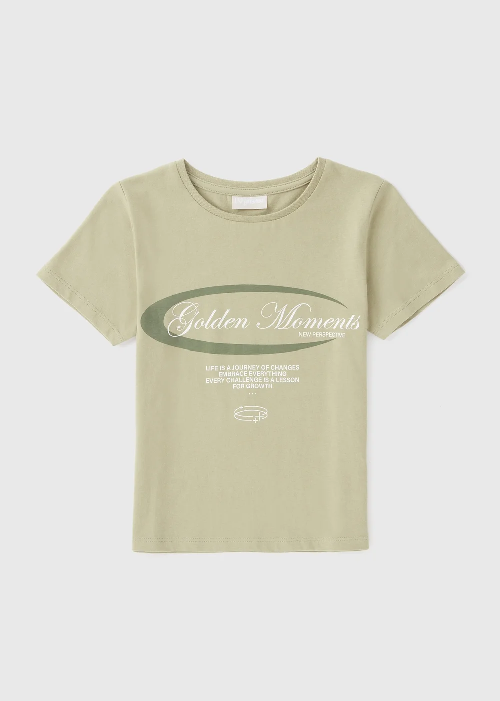 Girls Green Golden Moments T-Shirt (7-15yrs) - 7 Yrs Image 1