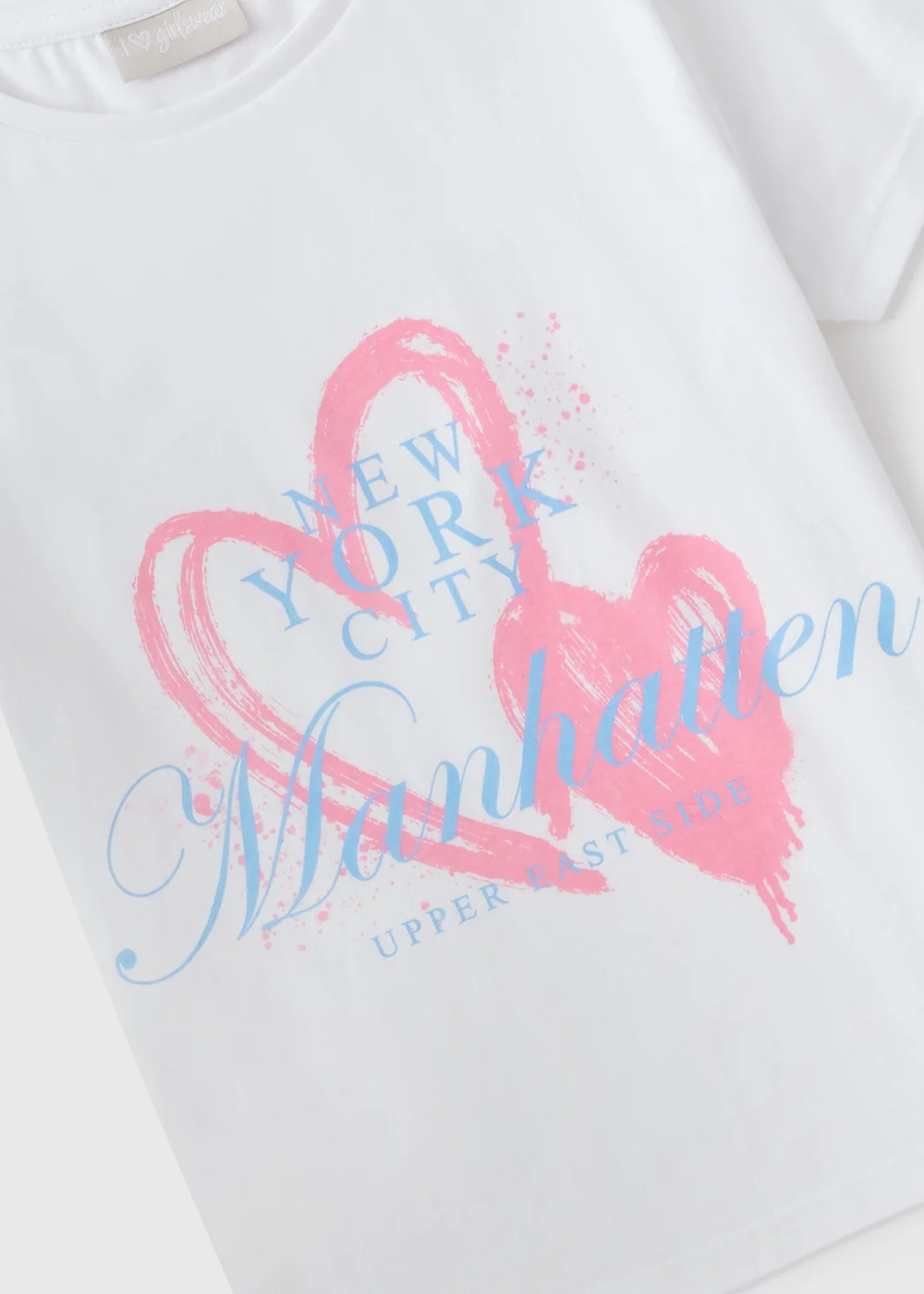 Girls White Manhattan T-Shirt (7-15yrs) - 7 Yrs Image 2
