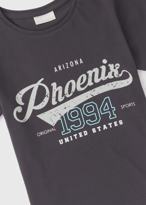 Girls Black Phoenix T-Shirt (7-15yrs) - 7 Yrs Image 2