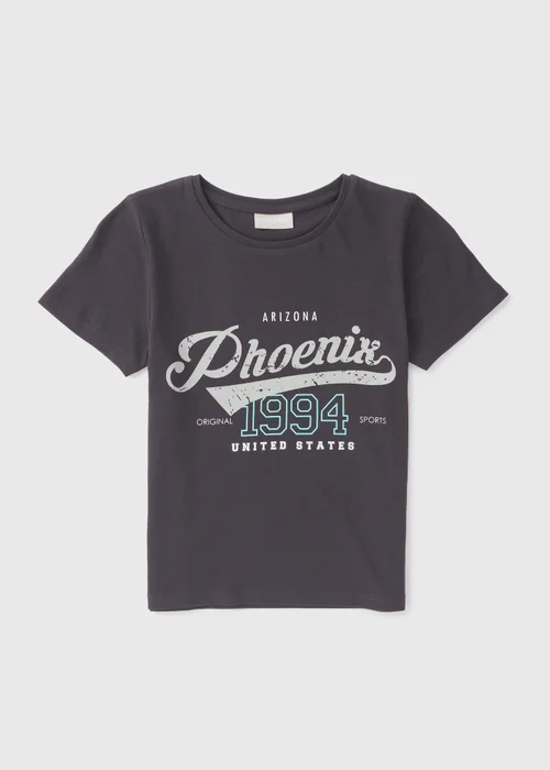 Girls Black Phoenix T-Shirt (7-15yrs) - 7 Yrs Image 1