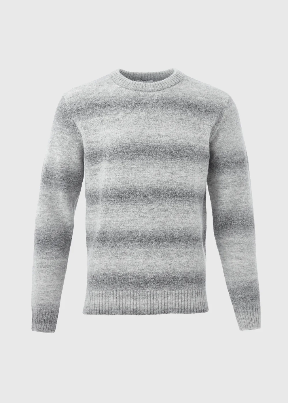 Grey Ombre Knit Jumper - S Image 5