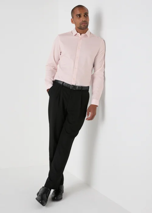 Taylor & Wright Pink Slim Fit Shirt - S Image 3