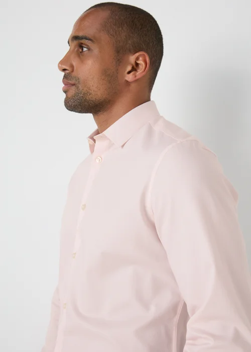 Taylor & Wright Pink Slim Fit Shirt - S Image 4