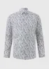 Taylor & Wright White Floral Slim Fit Shirt - S Image 5