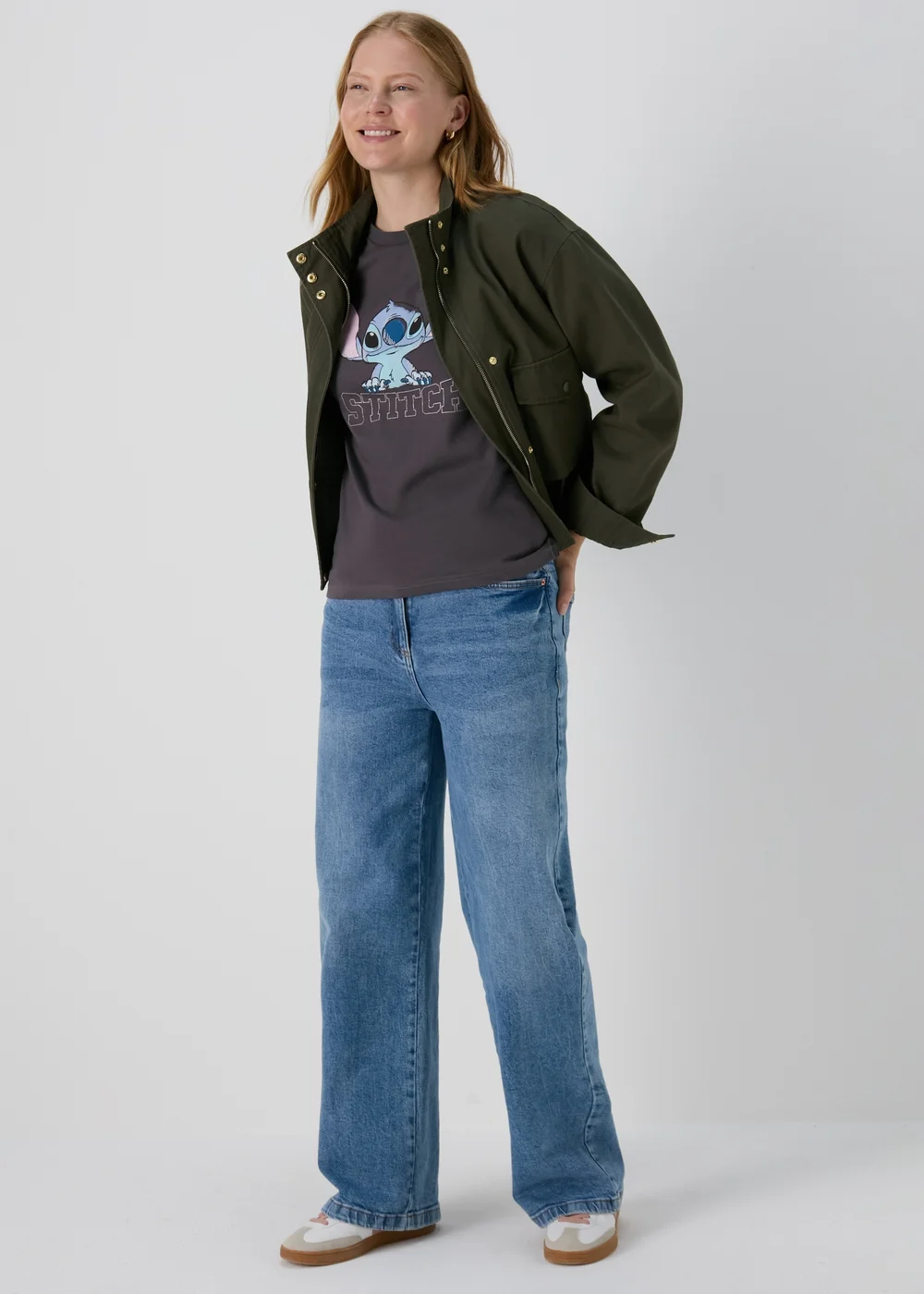 Disney Grey Stitch T-Shirt - S Image 4