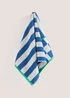 Blue Checkerboard Towel - Hand Towel Image 1