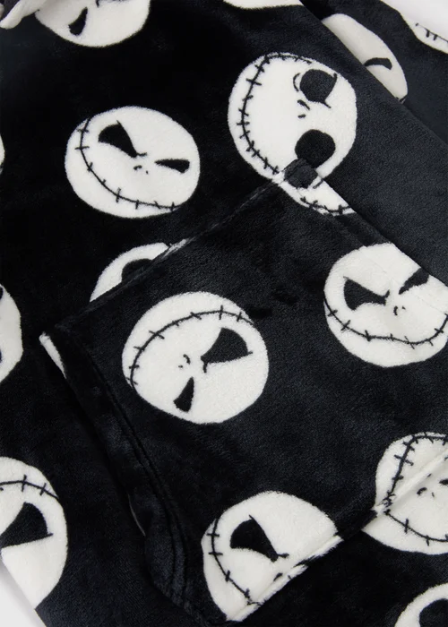 Jack Skellington Kids Black Snuggle Hoodie (3-13yrs) - Small Image 2