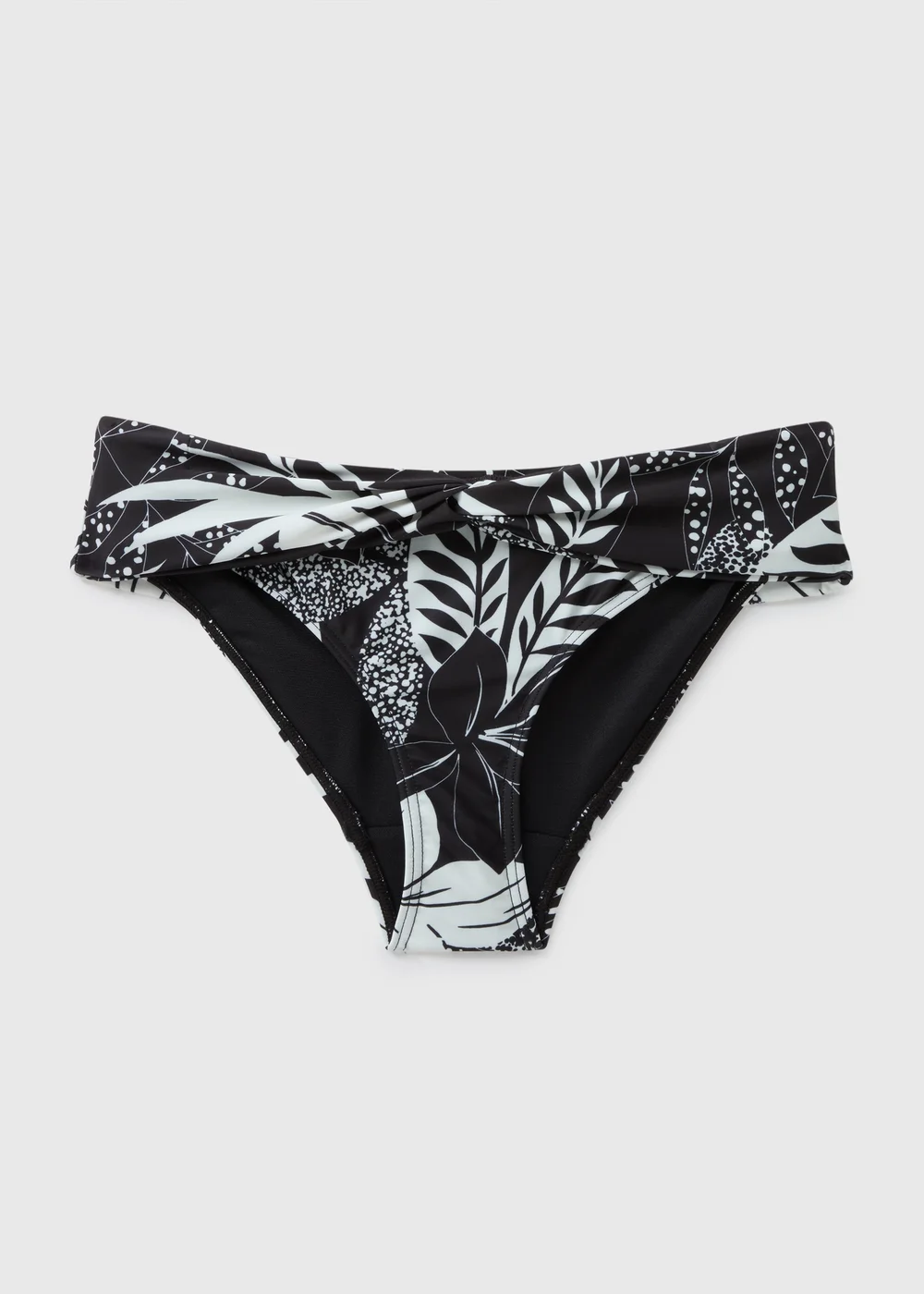Black Floral Bikini Bottoms - 8 Image 3