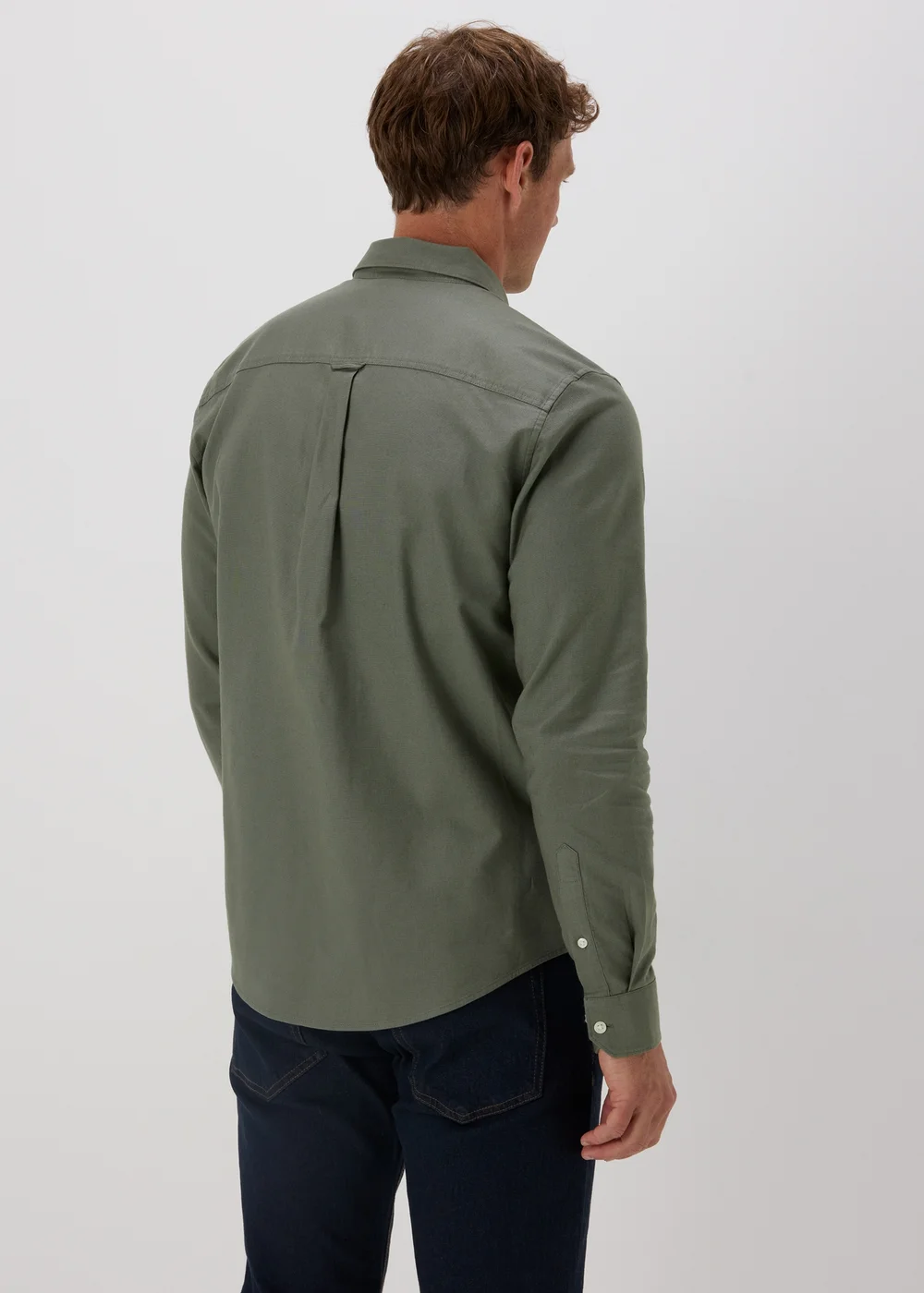 Khaki Oxford Shirt - S Image 2