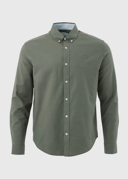 Khaki Oxford Shirt - S Image 5