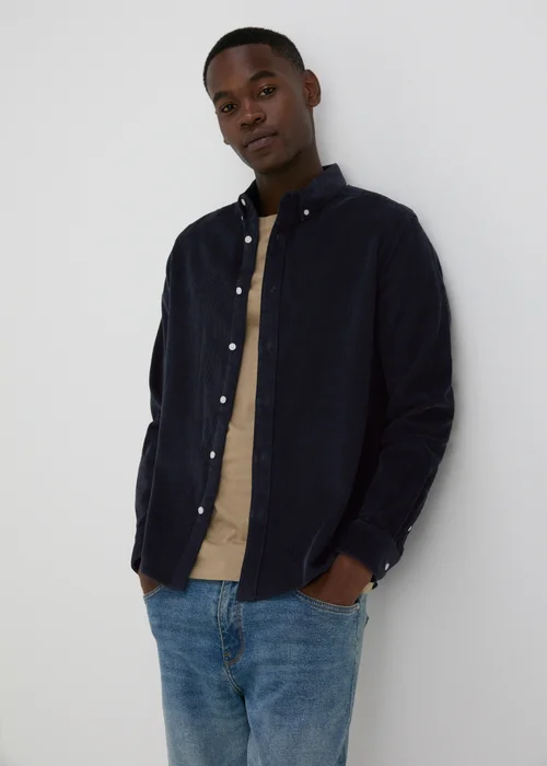 Navy Cord Shirt - S Image 1