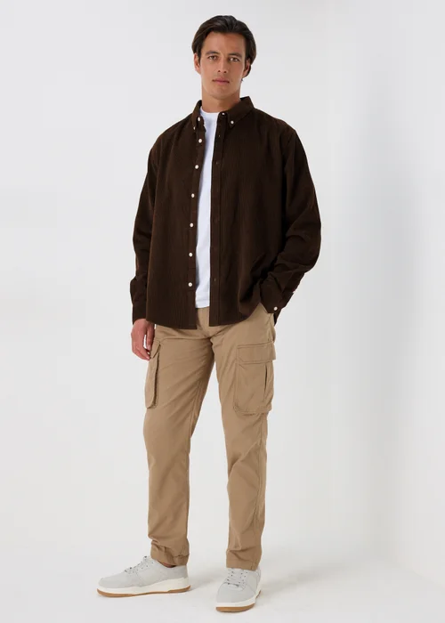 Khaki Cord Shirt - S Image 4