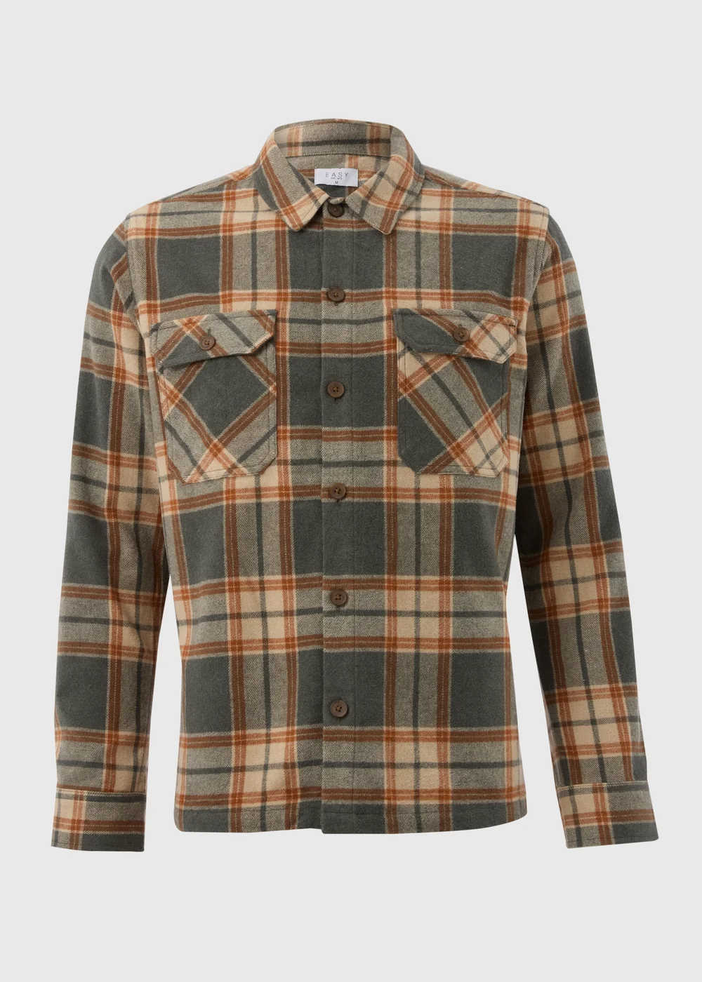 Khaki Check Shirt - S Image 4