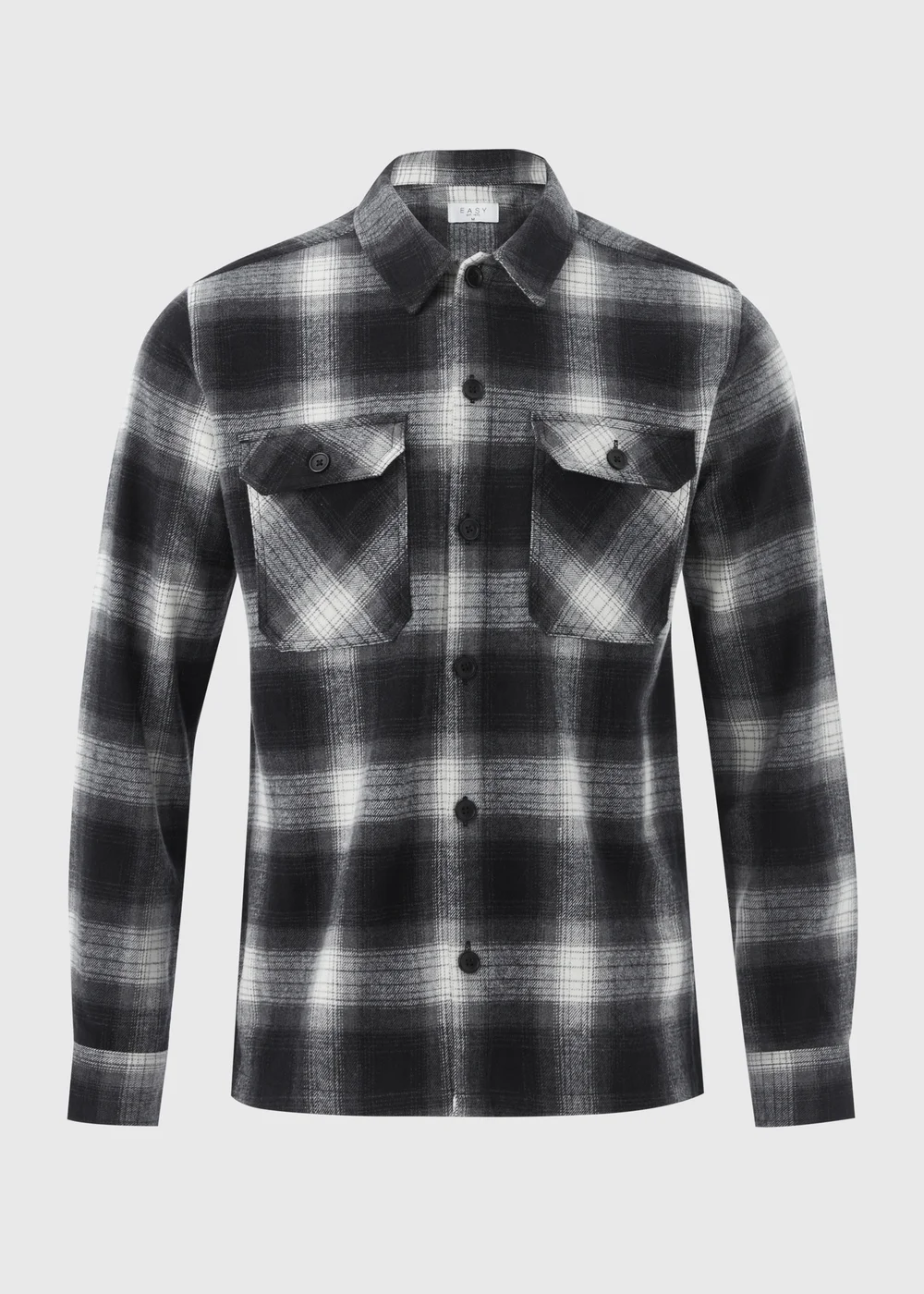 Black Check Shacket - Small Image 5