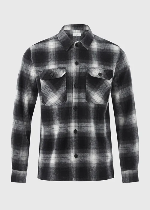 Black Check Shacket - Small Image 5