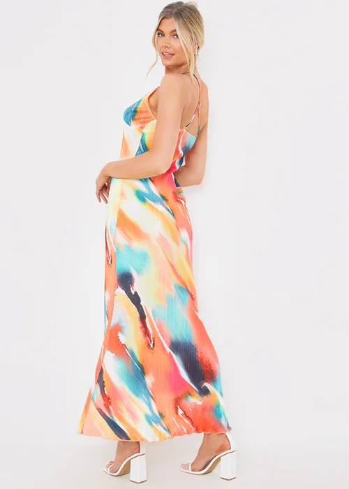 In The Style Jac Jossa Multicoloured Plisse Midi Dress - Size 8 Image 6