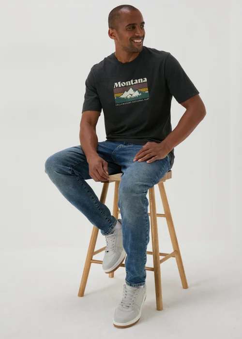 Charcoal Montana T-Shirt - S Image 4