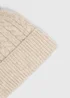 Oatmeal Cable Beanie - One Size Image 2
