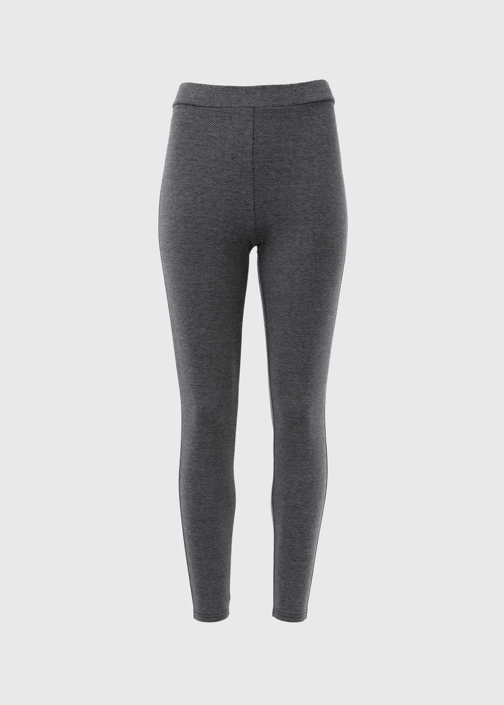 Charcoal Textured Leggings - 8 Image 4