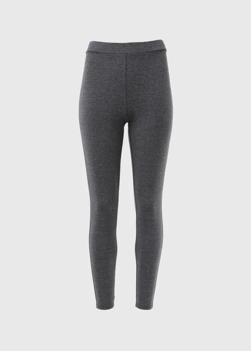 Charcoal Textured Leggings - 8 Image 4