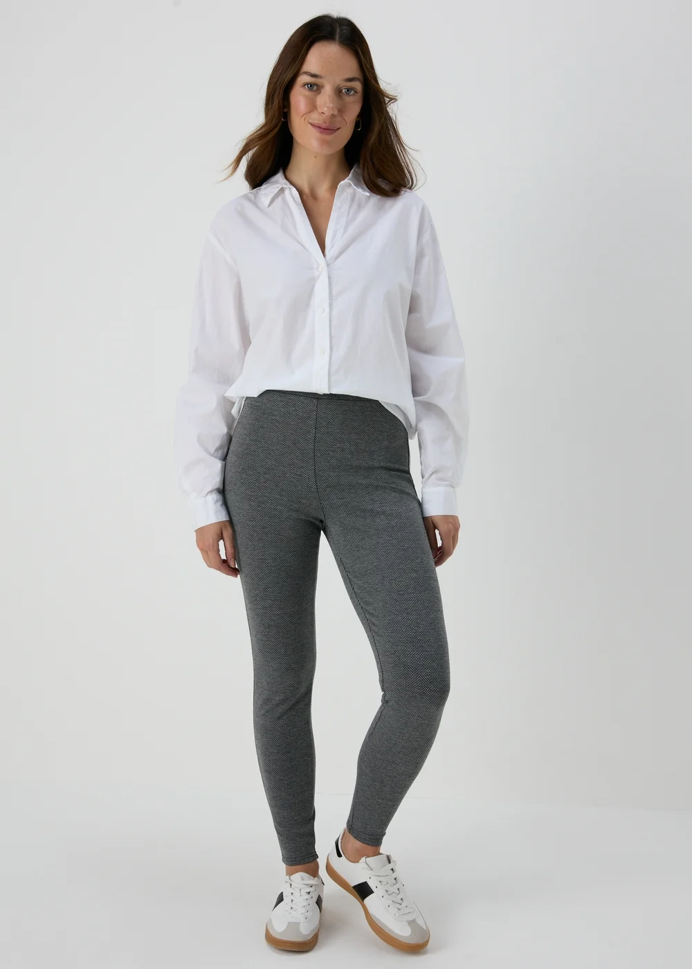 Charcoal Textured Leggings - 8 Image 1