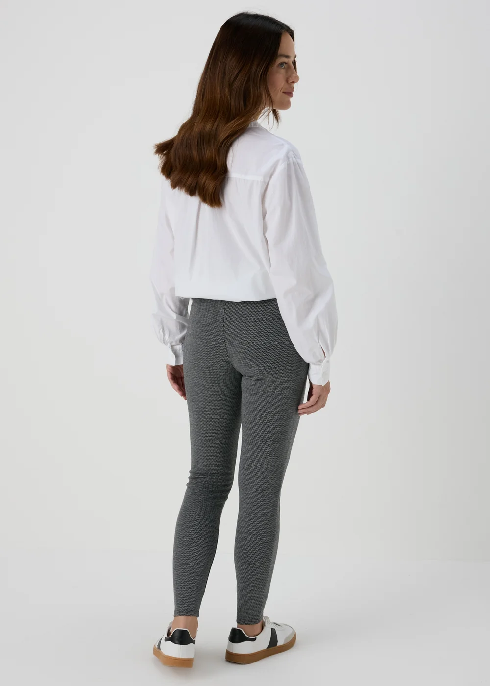 Charcoal Textured Leggings - 8 Image 2