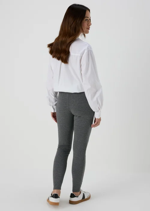 Charcoal Textured Leggings - 8 Image 2