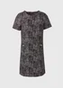 E Vous Black Textured Ponte Mini Dress - 8 Image 5