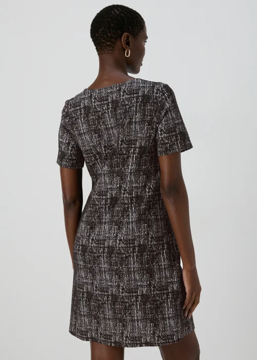 E Vous Black Textured Ponte Mini Dress - 8 Image 2