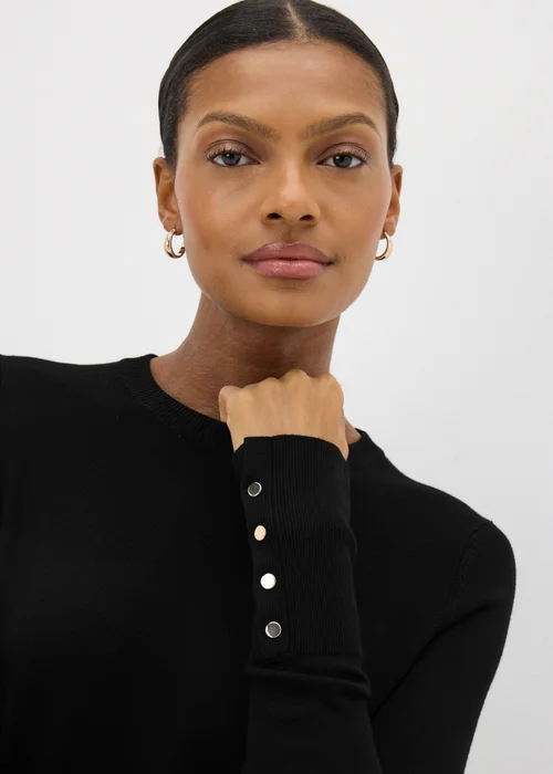 Et Vous Black Round Neck Jumper - 8 Image 3
