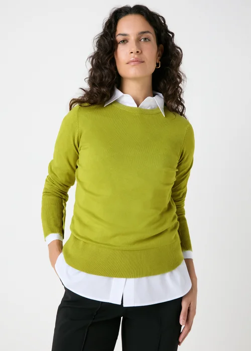 Et Vous Lime Fine Gauge Jumper - 8 Image 1