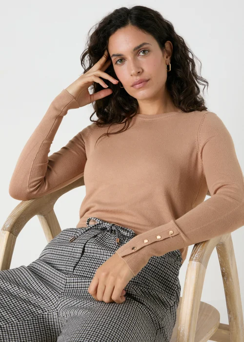 Et Vous Camel Gauge Jumper - 8 Image 1