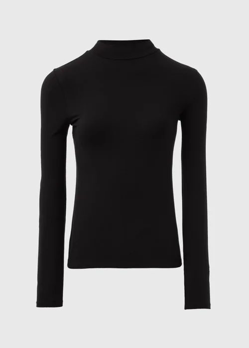 Black High Neck Top - 8 Image 4