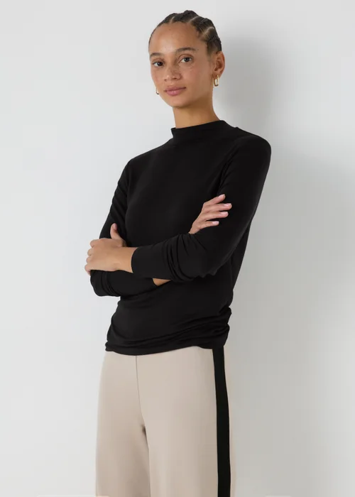 Black High Neck Top - 8 Image 1