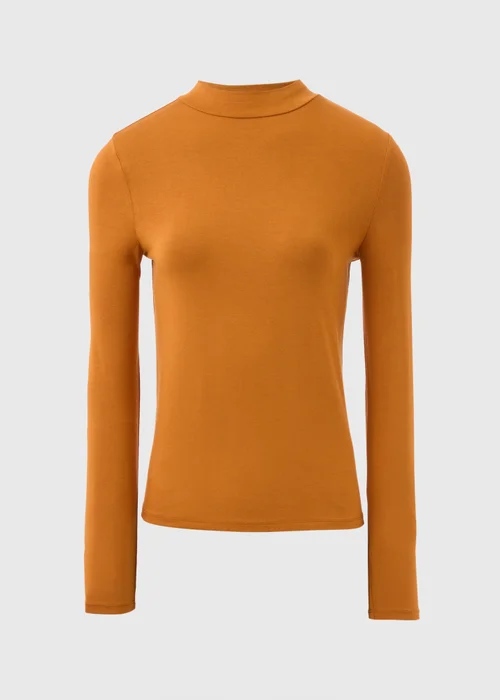 Mustard High Neck Top - 8 Image 4