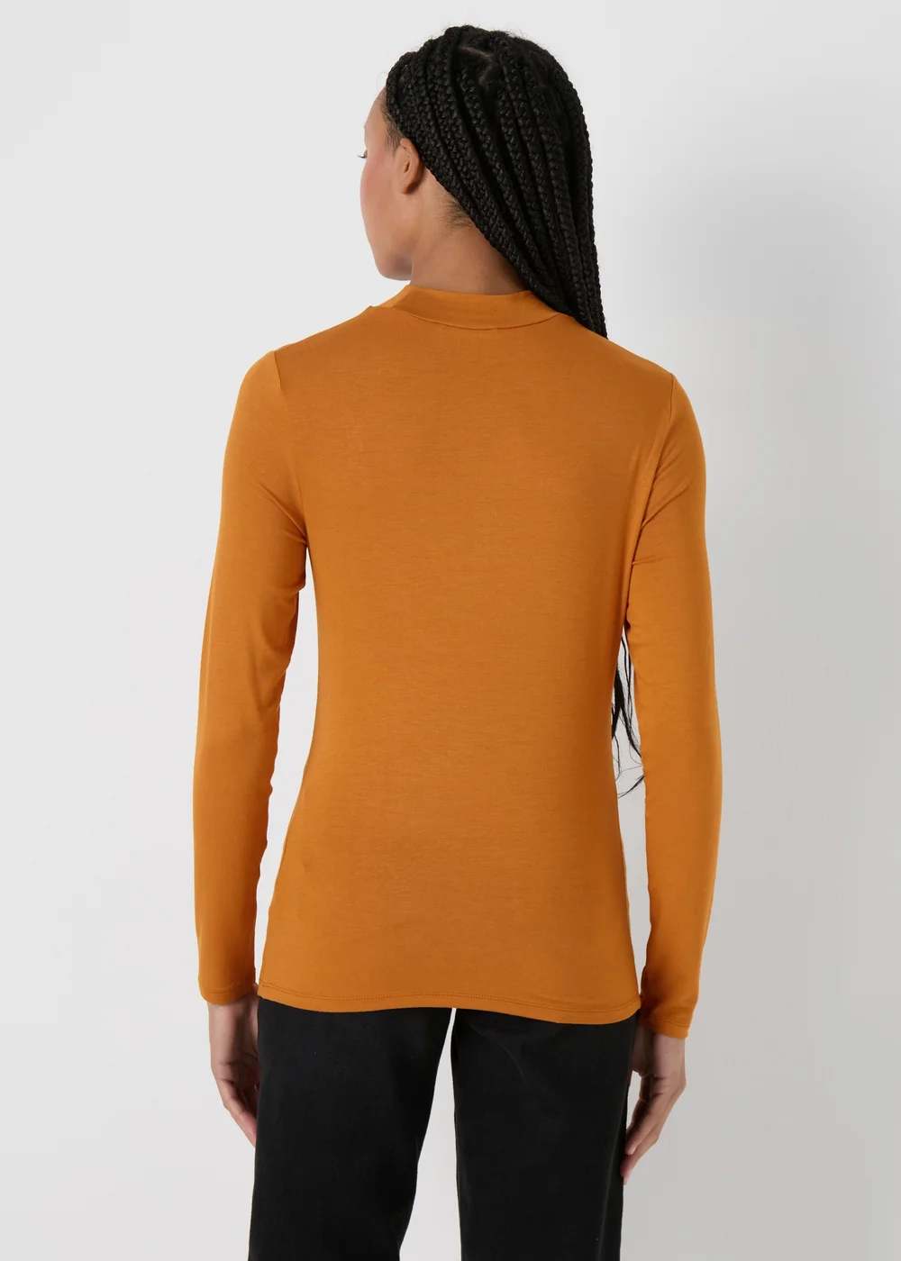 Mustard High Neck Top - 8 Image 2