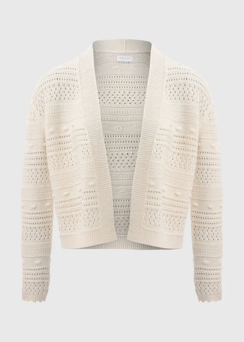 Papaya Petite Cream Stitch Knit Cardigan - XS Image 3