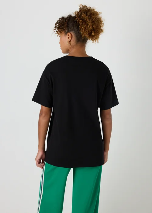 Black Oversized Wellness T-Shirt - S Image 2