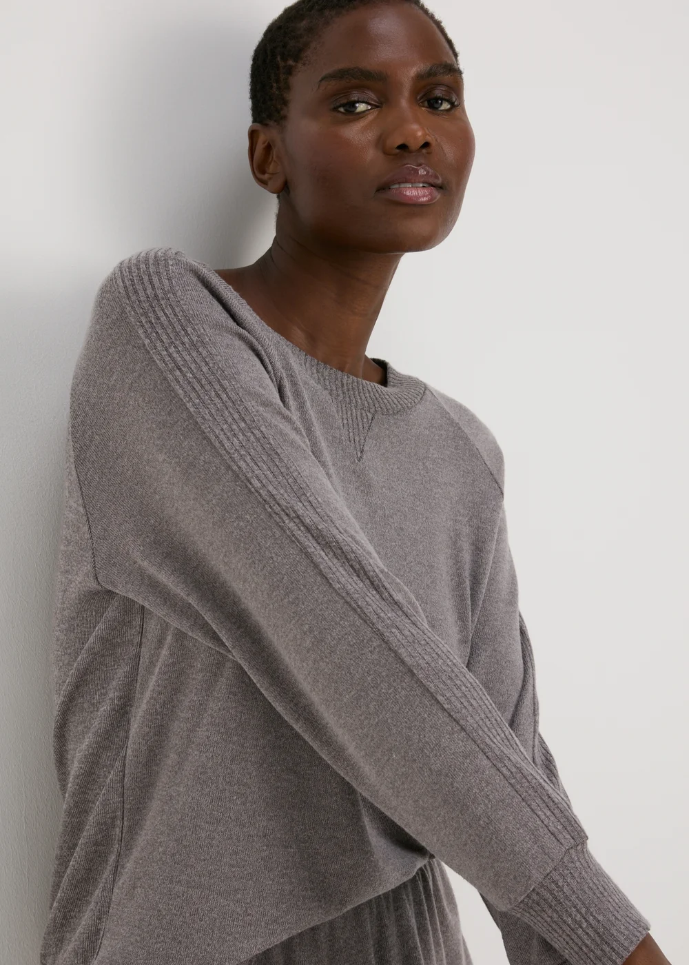 Charcoal Lounge Pyjama Top - Extra small Image 1