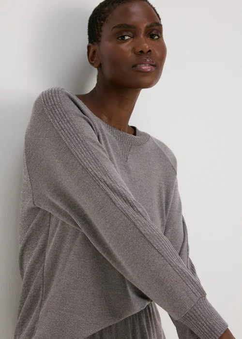 Charcoal Lounge Pyjama Top - Extra small Image 1