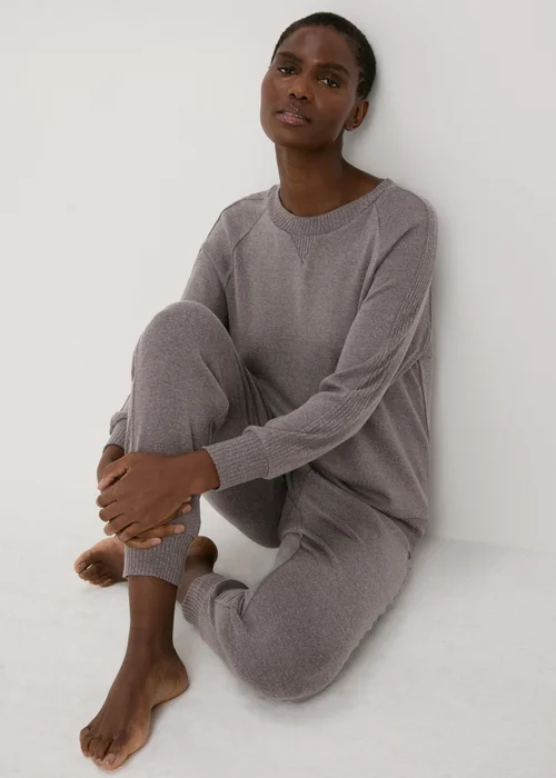 Charcoal Lounge Pyjama Top - Extra small Image 3