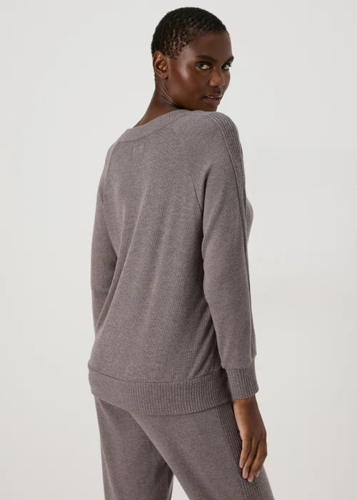 Charcoal Lounge Pyjama Top - Extra small Image 2