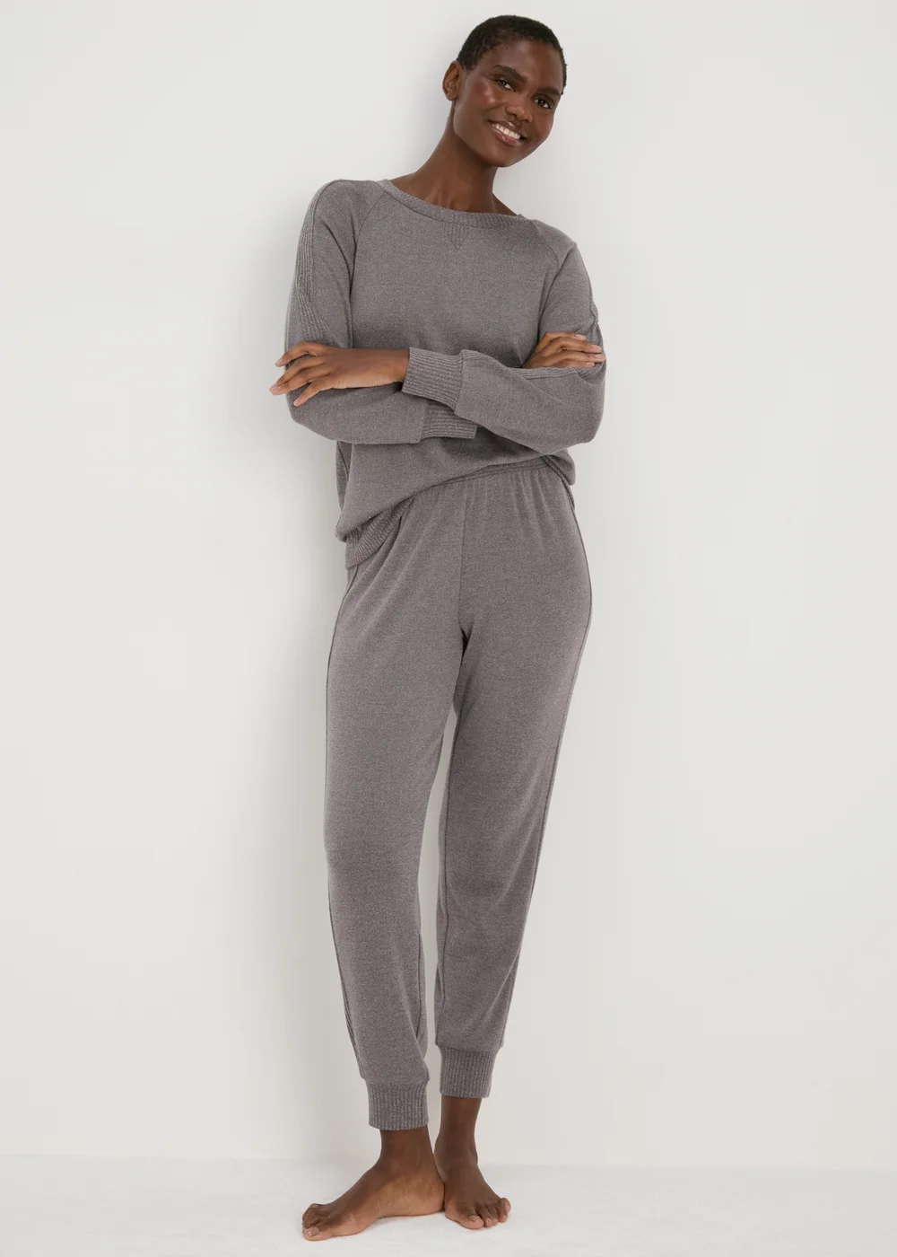Charcoal Lounge Pyjama Bottoms - Extra small Image 1