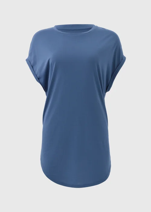 Blue Longline T-Shirt - S Image 5